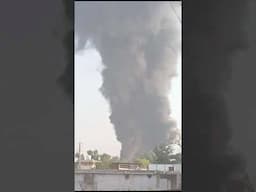 Fire Brust in Hayatabad Industrial Estate Peshawar #fire  #peshwar #industrial estate today 26/10/24