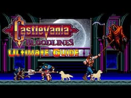 Castlevania Bloodlines - Sega Genesis - ULTIMATE GUIDE - ALL Stages, ALL Characters 100%