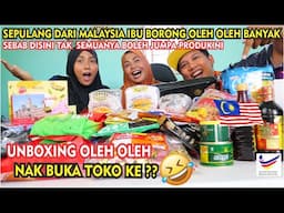 IBU BELI BANYAK OLEH OLEH PRODUK BUATAN MALAYSIA, SEPULANG DARI MALAYSIA