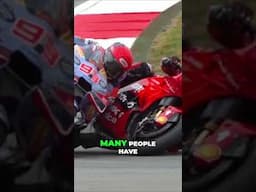 When Rivals Collide  Bagnaia and Marquez Crash in Spectacular Racing Incident #shorts