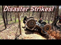 Hill climb gone wrong, Can-Am mishap! Ozark forest Arkansas