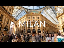 Milan, City Centre (In-Video Highlights) 🇮🇹 Italy [4K] Walking Tour