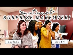 Emotional *SURPRISE* Makeover for Hardworking Mom | Office Makeover