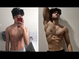 4 Month Natural Body Transformation | Skinny to Muscular (15 years old)