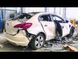 Man Repairs DESTROYED CAR From Scratch | Start to Finish by @repair-nissan-guy