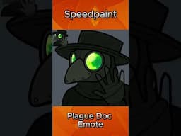 Creating a Plague Doctor Twitch Emote with OWN3D! 🦠🎨 #CustomEmotes #plaguedoctors #emotes