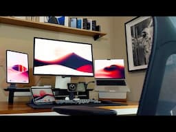 My FAVORITE Desk Setup EVER! (5 Apple Screens!)