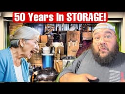 Granny HOARDED GOLD! I Bought Her Abandoned Storage Unit ￼