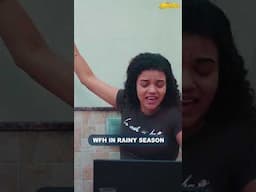 Rainy Season vanthale Work from Home kuduththuraanga?! #comedy #araathugirl #entertainment #funny