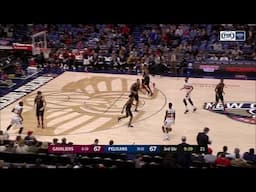 HIGHLIGHTS: Extra pass to Anthony Davis for the Dunk in the 3rdf