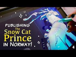 Artist Vlog: Publishing The Snow Cat Prince in Norway and sketching a new graphic novel prologue ❄️