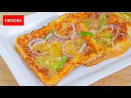 Bread Pizza Recipe | How to Make Pizza Bread | Infoods