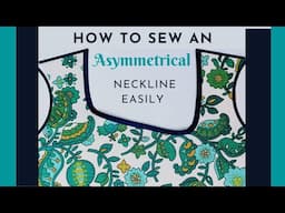 🧵Sewing Tips: How To Sew An Asymmetrical Square Neckline