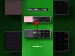 Return Channel hack for clean mixdown! 🤯