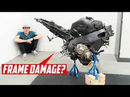 Out With The Damaged Parts On My Wrecked 2018 Honda CBR 1000RR (Part 3)