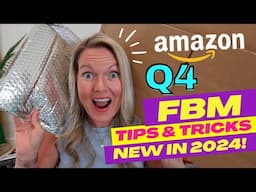 Amazon Selling in Q4 2024: FBM Shipping Tips & Tricks To Make Your Life Easier!