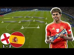 Spain's Masterclass! Spain 2-1 England | Euro 2024 Final Tactical Analysis