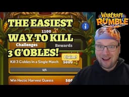 Kill 3 G'obles in a Single Match - Warcraft Rumble Pilgrim's Bounty