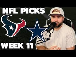 Texans vs Cowboys Week 11 Bets - NFL Monday Picks With Kyle Kirms