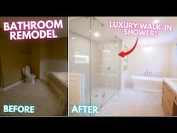 STUNNING Bathroom Remodel - DIY Master Ensuite Guide