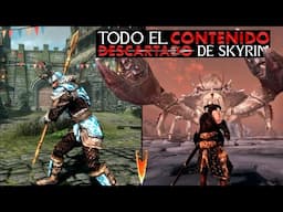 SKYRIM | TODO EL CONTENIDO DESCARTADO DE SKYRIM