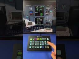 Enhance your flying experience using Stream Deck #streamdeck #shorts #flightsimulator