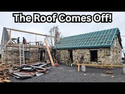 New Roof On The Derelict Irish Cottage!