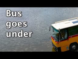 Bus goes under -  OMG !!