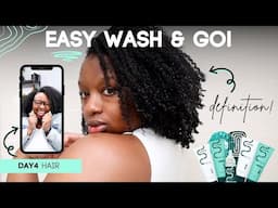 AMAZING Definition But...🙈 CurlMix Wash & Go Routine ft. *New Ultra Hold Quinoa Gel