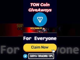 TON Coin GiveAways Live #hamsterkombat #crypto #ton #toncoin #giveaways