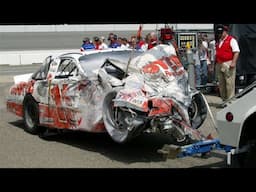 Brett Bodine's Terrible Crash at Michigan