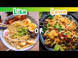 Lisa or Lena: Food Edition 🍕| Which Foods Would You Choose?