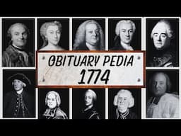 Famous People We've Lost in 1774 - Obituary in 1774