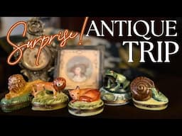 SURPRISE ANTIQUE TRIP! / Thrifting Antiques & Vintage Treasures