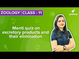 Menti quiz on excretory products and their elimination