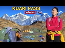 Kuari Pass Trek | Kuari Pass Trek in Winter | Winter Trek in India | Uttarakhand | Kanchan Naithani