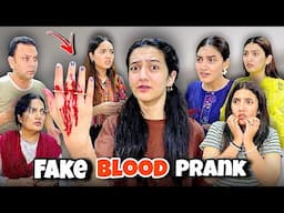 Fake Blood Prank With My Family 😱| Scariest Vlog | Rabia Faisal | Sistrology