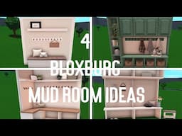 4 Bloxburg Mud Room Ideas | Welcome To Bloxburg |