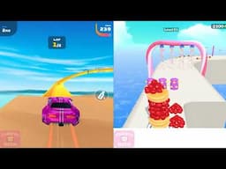 Race Master 3D VS Pancake Run Gameplay Ep 1 - Which is Better???