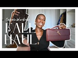 Massive Fall Capsule Wardrobe Haul | Boots, Fragrances, Accessories + More!