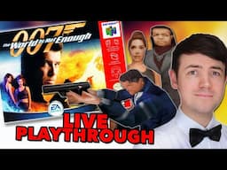 The World Is Not Enough N64 | Live Playthrough Single Player (Part 2)