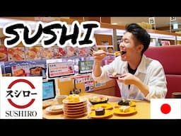 Tokyo’s $1 Conveyor Belt Sushi🍣 Enjoy Sushi Japanesely at SUSHIRO